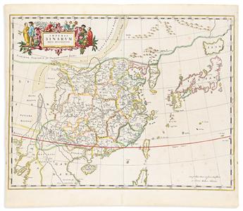 (CHINA.) Johannes Blaeu; and Martino Martini. Imperii Sinarum Nova Descriptio.                                                                   